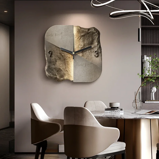 Künstlerische Wanddekorationsuhr für modernes Interieur 6