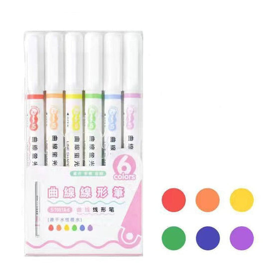 Künstlerischer Doppelspitzenmarker für Kreative Designs 7