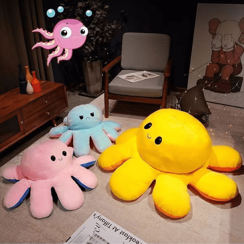 Kuschel-Oktopus Plüschfigur für Kinder 1