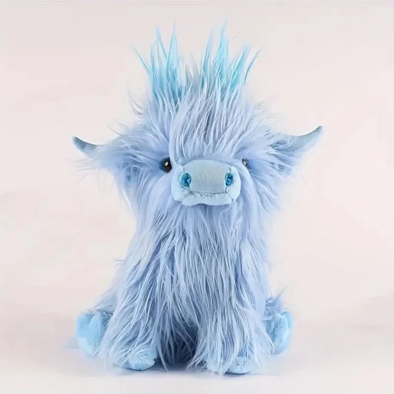 Kuscheltier Hochlandkuh Plüsch Tierfigur für Kinder und Erwachsene Deko Begleiter 4