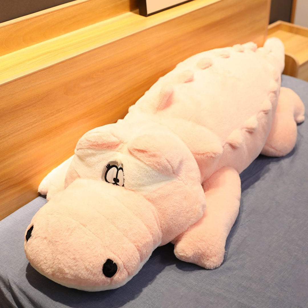 Kuscheltier Riesiges Plüsch-Krokodil Für Kinder Und Erwachsene, Multifunktional Als Kuschelkissen 3