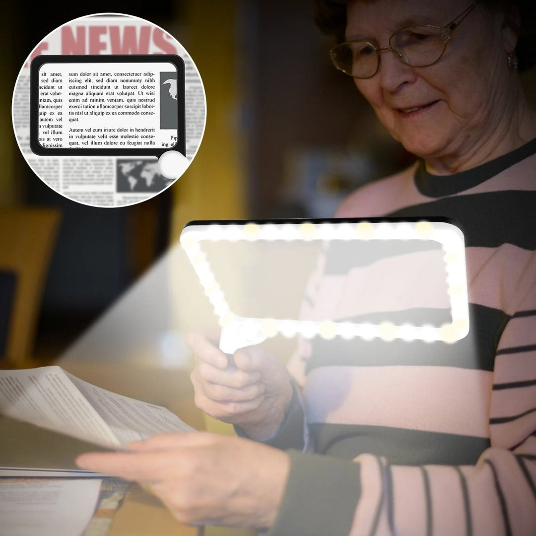 LED-Handlupe mit 5-facher Vergrößerung für präzise Betrachtung 2