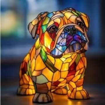 LED-Nachtlampe für Hunde – Künstlerisches Design für die Heimdekoration 9