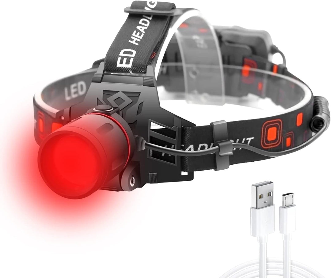 LED-Stirnlampe USB-aufladbar für Outdoor-Aktivitäten 5
