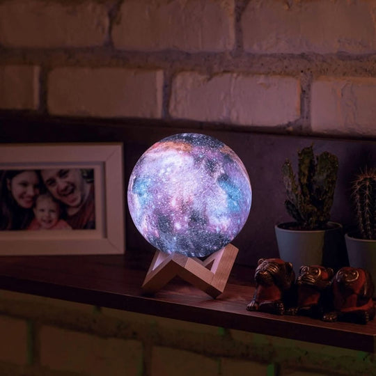 LED Mondlicht Tischlampe mit Fernbedienung 2