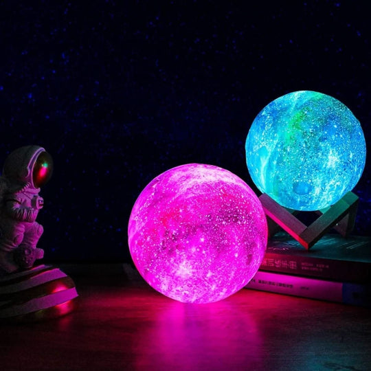 LED Mondlicht Tischlampe mit Fernbedienung 5