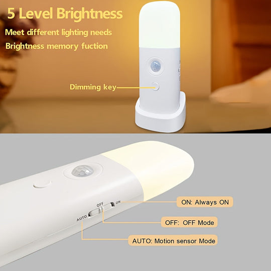 LED Nachtlampe mit Bewegungssensor und einstellbarer Helligkeit 3