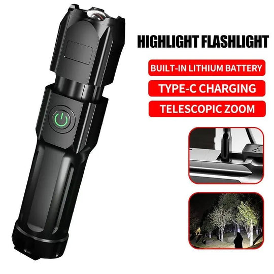 LED Taschenlampe Hochleistungszoom für Outdoor-Aktivitäten kaufen 4