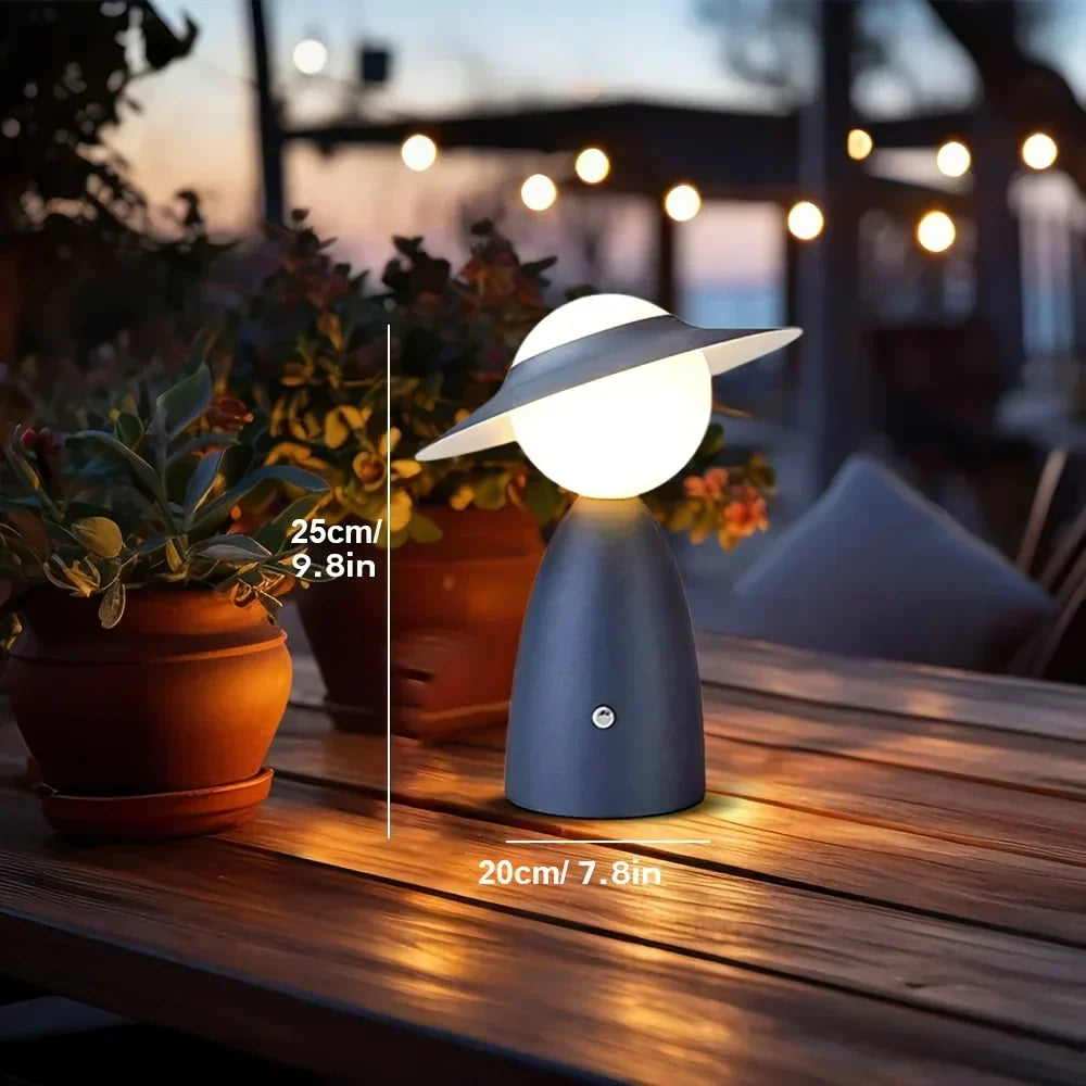 LED Tischlampe USB Wiederaufladbar mit Touch-Dimmer – Moderne Tischleuchte ohne Kabel 4