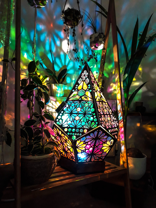 LED Tischlampe im Bohemian Stil 0