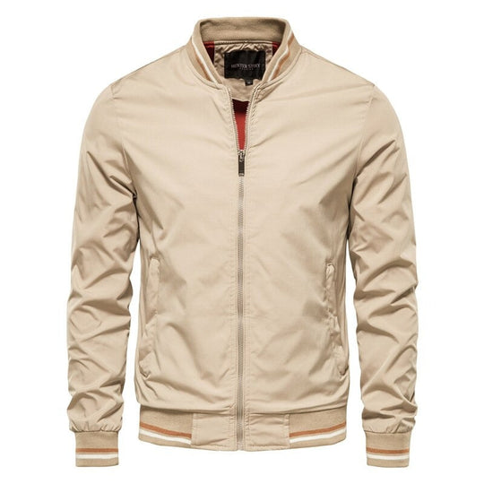 Variant image for Herren Jacke Schwarz Bomberjacke Stilvoll Polyester Strapazierfähig-21