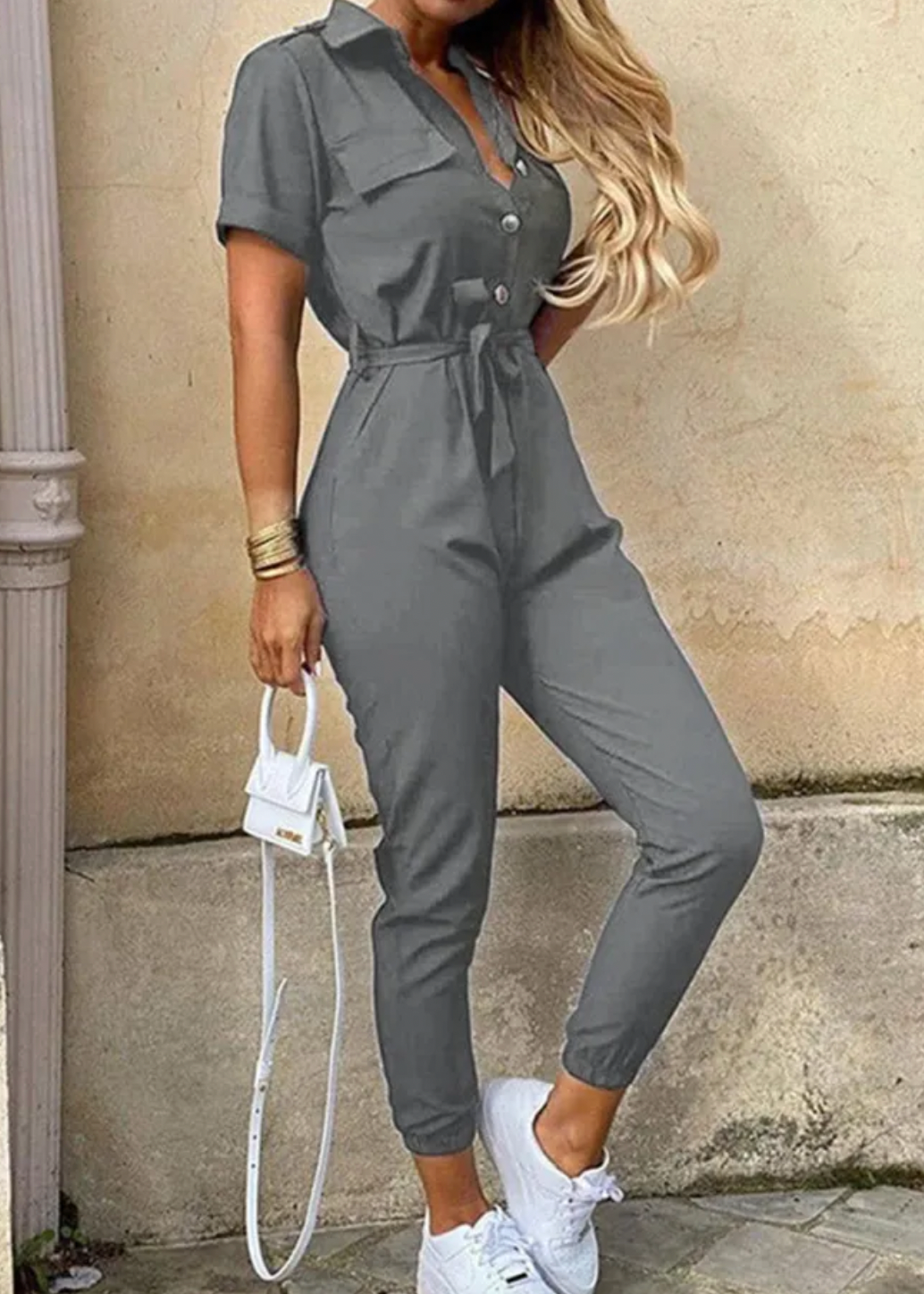 Variant image for Damen Jumpsuit Elegant Festlich Hochwertiger Stoff für Hochzeit-19