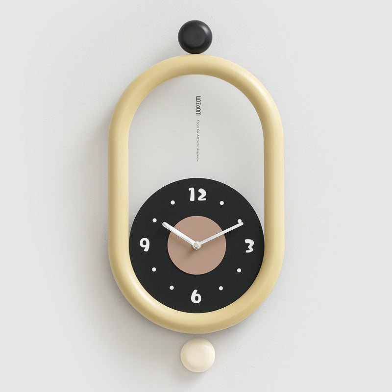 Lange Wanduhr mit modernem 3D-Design 8