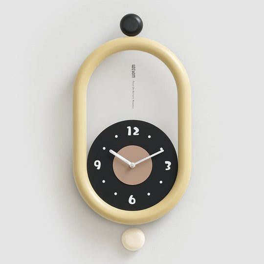 Lange Wanduhr mit modernem 3D-Design 8
