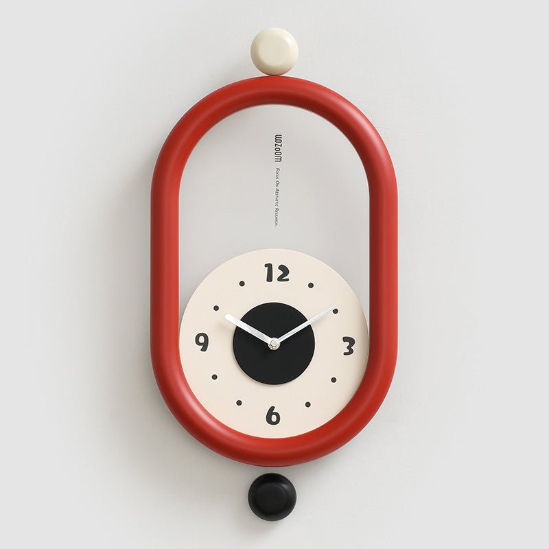 Lange Wanduhr mit modernem 3D-Design 9