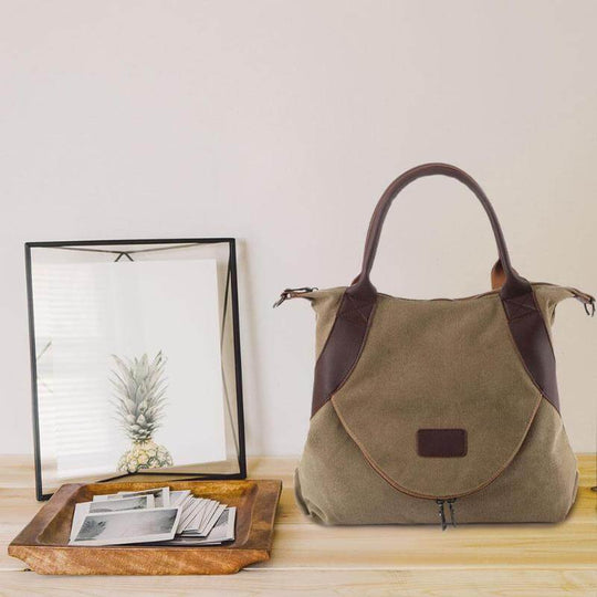 Large Pocket Canvass Tasche