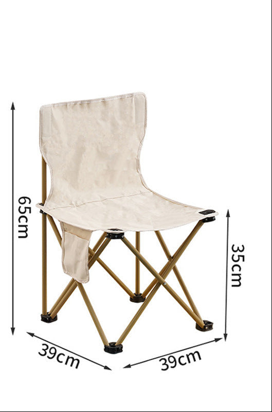 Leichter Klappstuhl mit stabiler Struktur für Outdoor und Camping 4