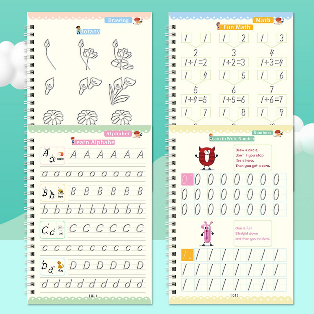Lernarbeitsbücher Set für Kinder – Kreatives Lernen Fördern 7