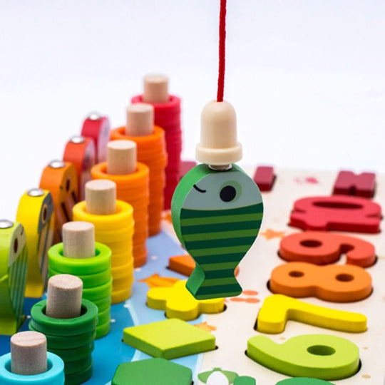 Lernspielbrett für Kinder zur Förderung von Zählen und Formen 3