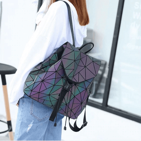 Leuchtender Geometrischer Rucksack
