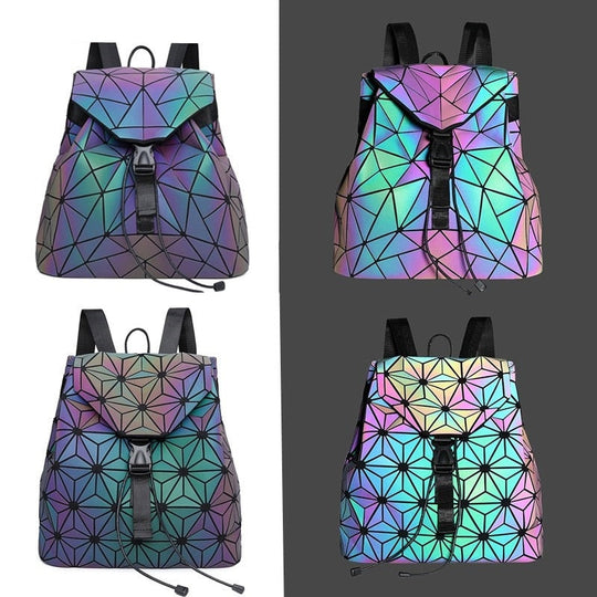 Leuchtender Geometrischer Rucksack