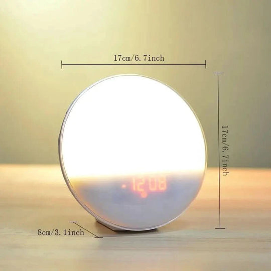 Lichtwecker mit Sonnenaufgangssimulation und Naturgeräuschen für sanftes Erwachen 5