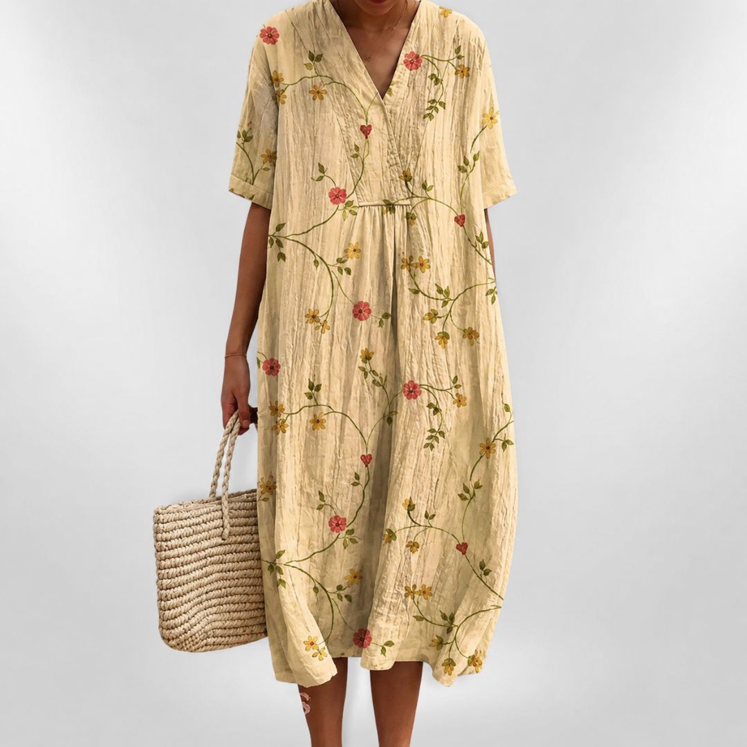 Lockeres Sommerkleid mit Blumenmuster für Damen 11