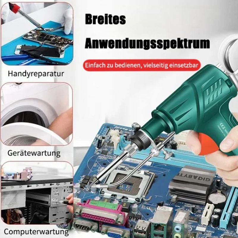 Lötkolben mit Automatischer Zuführung für Präzises Löten und Ergonomischen Griff 1