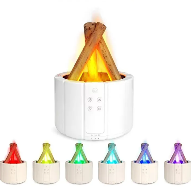 Luftbefeuchter Schlafzimmer Lagerfeuer-Design für Gemütlichkeit und Wohlfühlatmosphäre 9