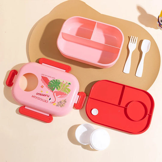 Lunchbox-Set Cartoon-Stil für Kinder und Erwachsene 1
