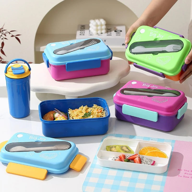 Lunchbox-Set mit vielseitigen Fächern für Damen und Herren 1