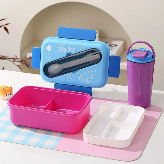 Lunchbox-Set mit vielseitigen Fächern für Damen und Herren 6