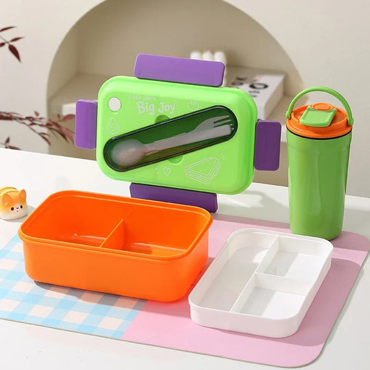 Lunchbox-Set mit vielseitigen Fächern für Damen und Herren 7
