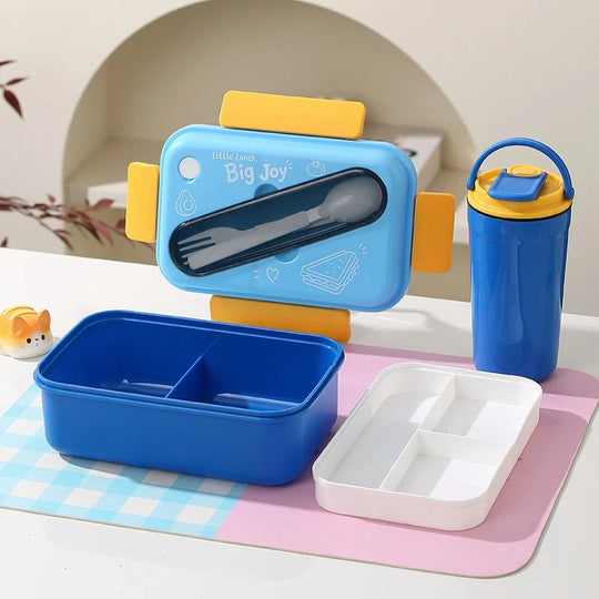 Lunchbox-Set mit vielseitigen Fächern für Damen und Herren 8