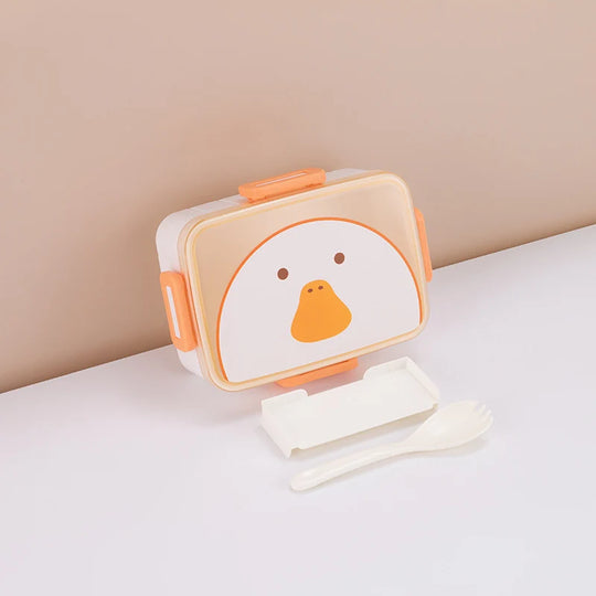 Lunchbox Für Kinder Mit Verspieltem Entenmotiv Praktisch Und Handlich 0