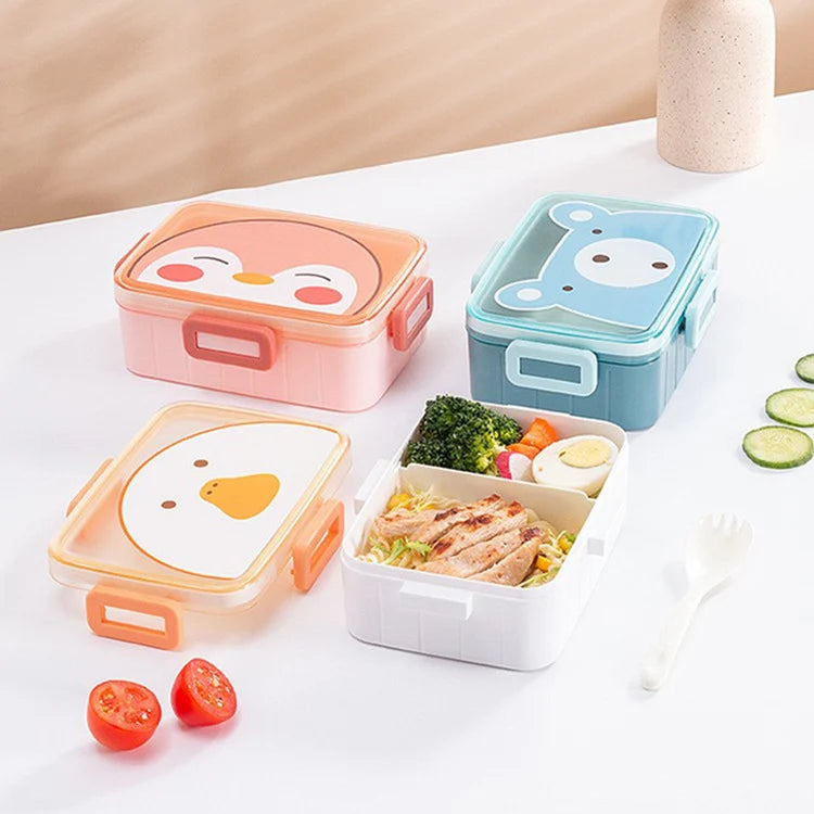 Lunchbox Für Kinder Mit Verspieltem Entenmotiv Praktisch Und Handlich 1