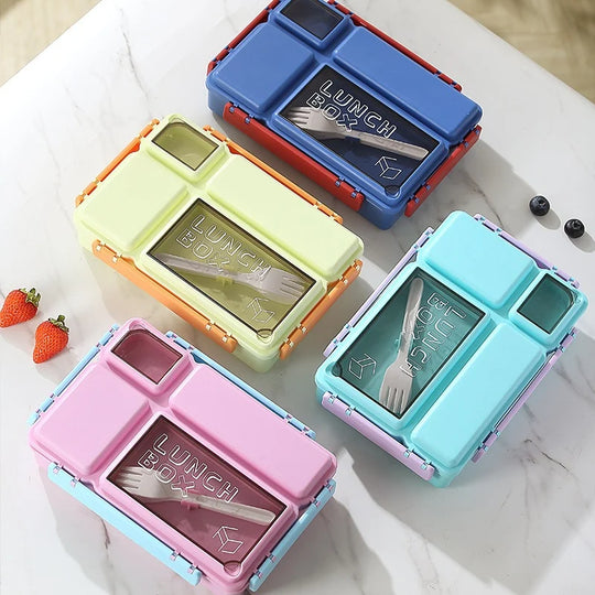 Lunchbox mit mehreren Fächern und sicherem Verschluss für Damen und Herren 3