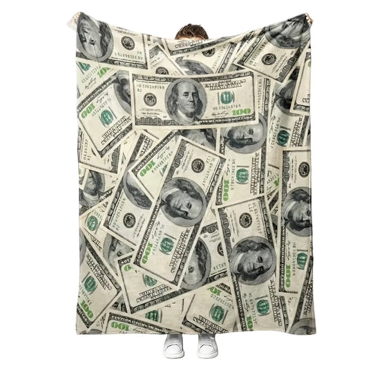 Lustiger Sofateppich mit Geldmotiv 0