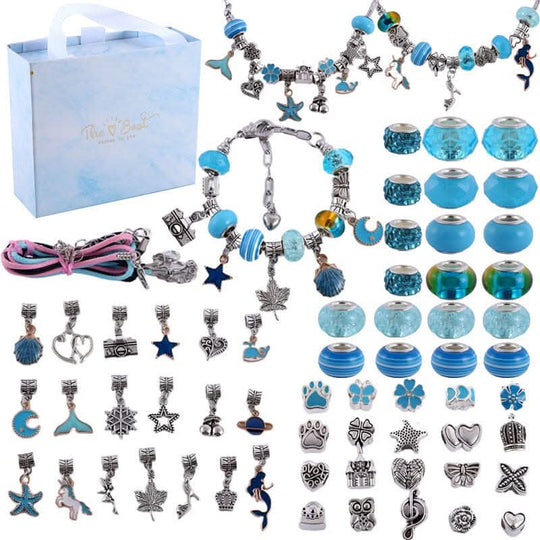 Mädchen Armband Bastelset mit Funkelnden Charms 13