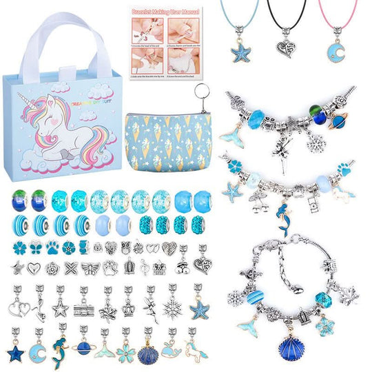 Mädchen Armband Bastelset mit Funkelnden Charms 16