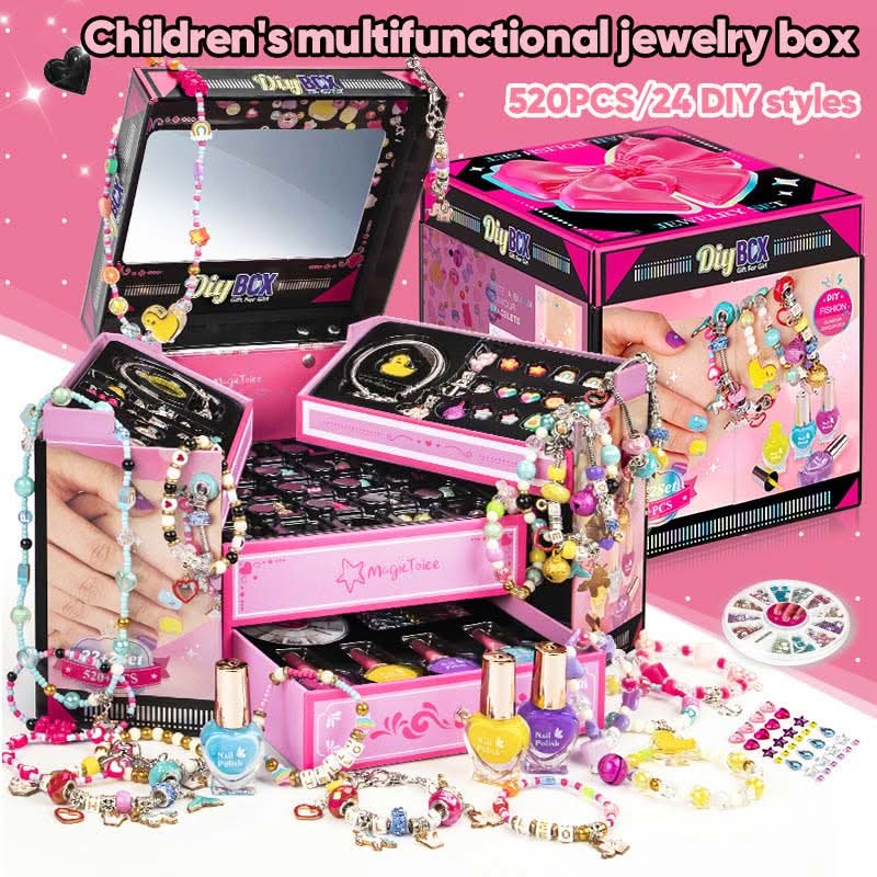 Mädchen Armband Bastelset mit Funkelnden Charms 25