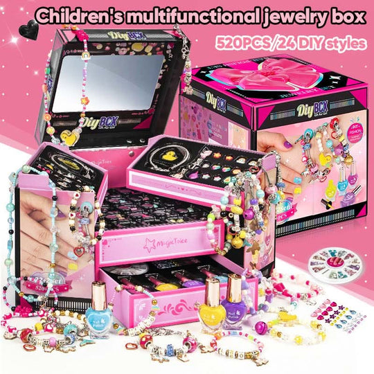 Mädchen Armband Bastelset mit Funkelnden Charms 25