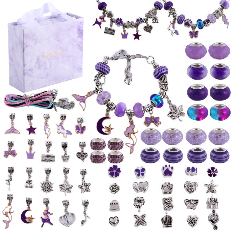 Mädchen Charm-Armband DIY-Set mit Anhängern 10