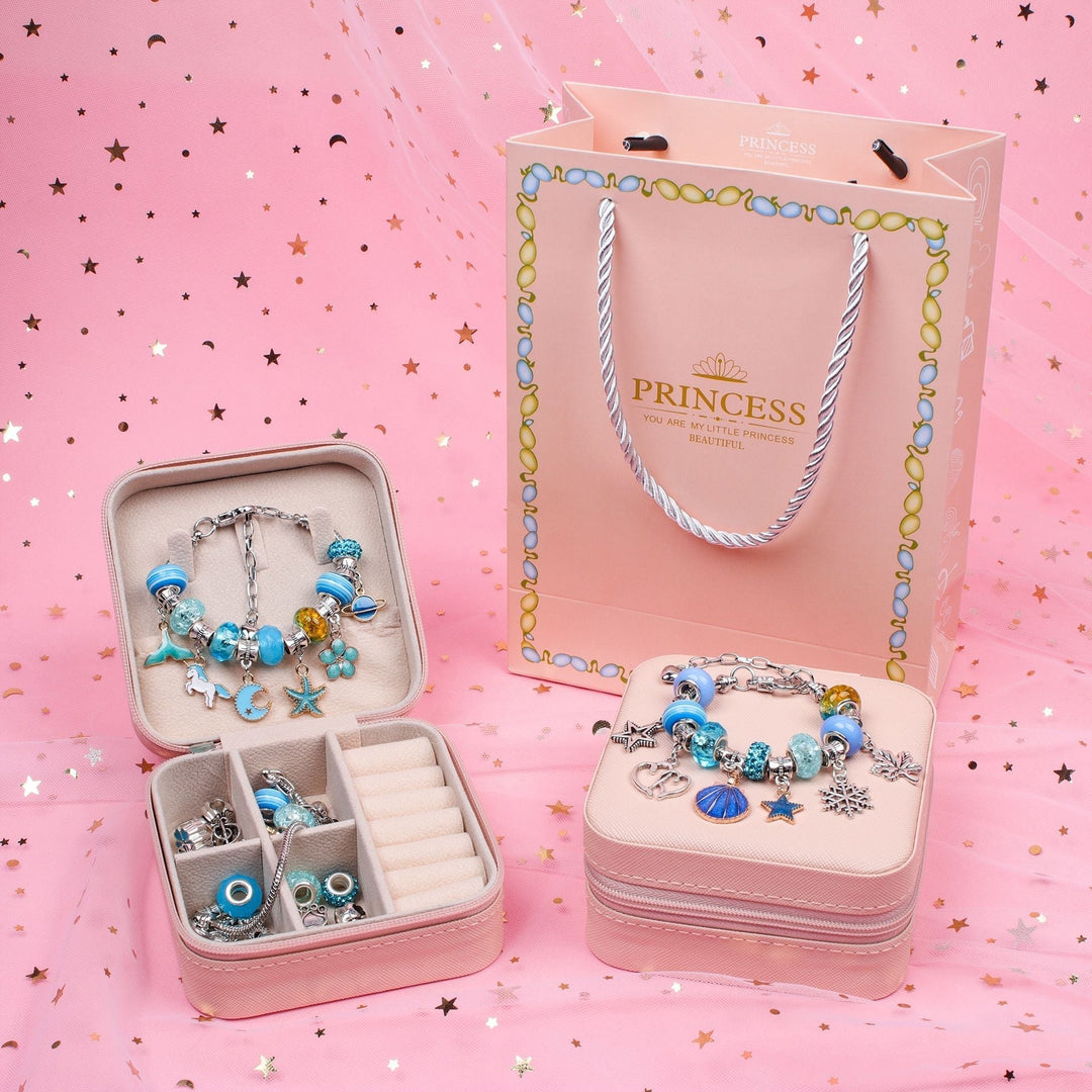 Mädchen Charm-Armband DIY-Set mit Anhängern 3