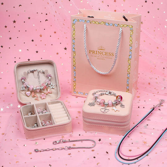 Mädchen Charm-Armband DIY-Set mit Anhängern 4