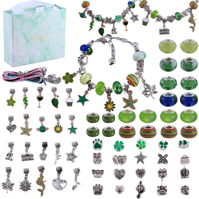 Mädchen Charm-Armband DIY-Set mit Anhängern 8