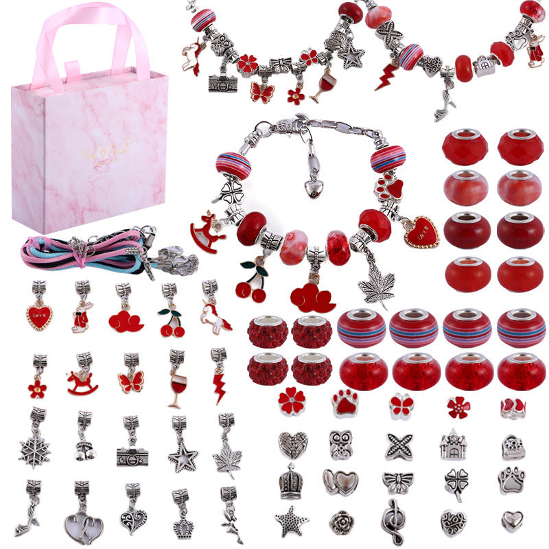 Mädchen Charm-Armband DIY-Set mit Anhängern 9