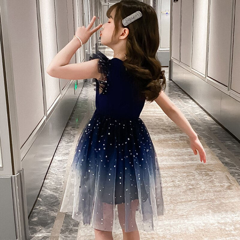 Mädchen Tanzkleid mit luftiger Passform 1