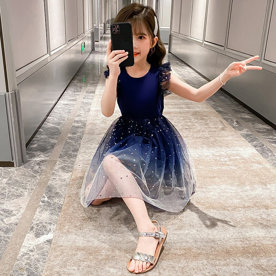 Mädchen Tanzkleid mit luftiger Passform 6