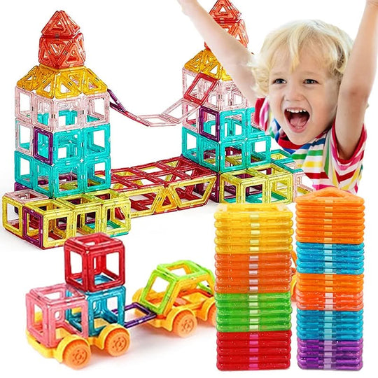 Magnetisches Bau-Set für Kinder ab 4 Jahren 5